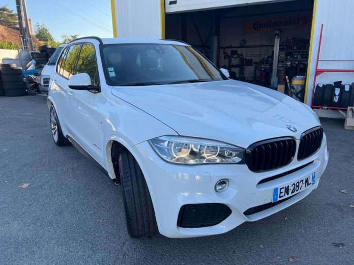 BMW X5 (F15) XDRIVE30DA 258CH M SPORT Blanc - 1