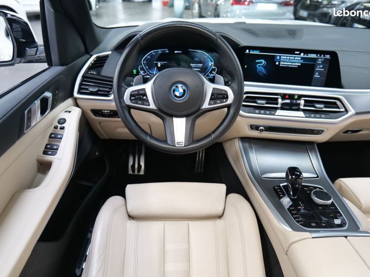 BMW X5 G05 XDRIVE 45e 394ch BVA8 M SPORT 1ERE MAIN FRANCAIS VIRTUAL CACKPIT TOIT OUVRANT PANO CAMERA 360° ECLAIRAGE AMBIANCE KEY LESS GO JA20 PARK ASSIST PLU Blanc - 6