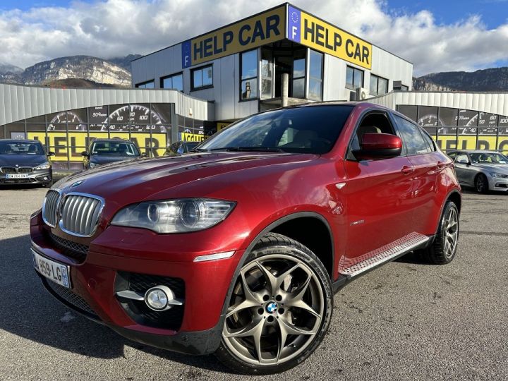 BMW X6 (E71) 5.0IA 407CH EXCLUSIVE Rouge - 1