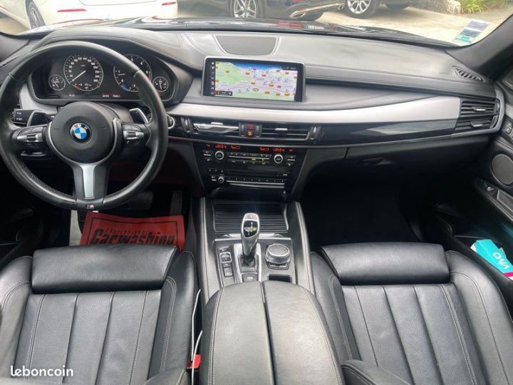 BMW X6 F16 xDrive 40dA 313ch M Sport 2018 30.000 Kms Full Black Soft Close Toit Ouvrant Noir - 5