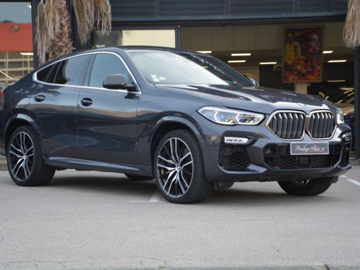 BMW X6 G06 M50D M Performance 400 CV Origine France LOA 1 156,00 euros par mois M 50 D M 50D Gris - 2