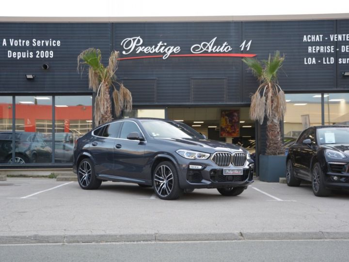 BMW X6 G06 M50D M Performance 400 CV Origine France LOA 1 156 euros par mois M 50 D M 50D Gris - 1