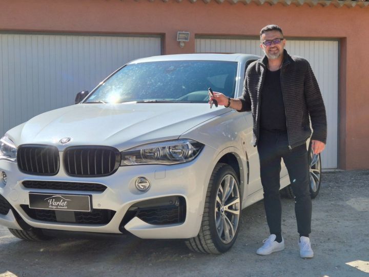 BMW X6 MAGNIFIQUE X6 F16 M50D 3.0 L6 381ch BVA8 VALEUR NEUF + DE 123Ke MINERALWEISS B&O SIEGES ADVANCED HUD ATTELAGE FULL LED ACC+ TO SOFTCLOSE FULL CUIR SEU Blanc Mineralweiss - 1