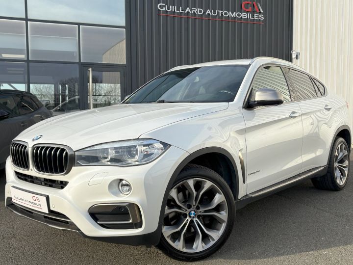 BMW X6 XDRIVE 30d EXCLUSIVE 258ch (F16) BVA8 Blanc - 1