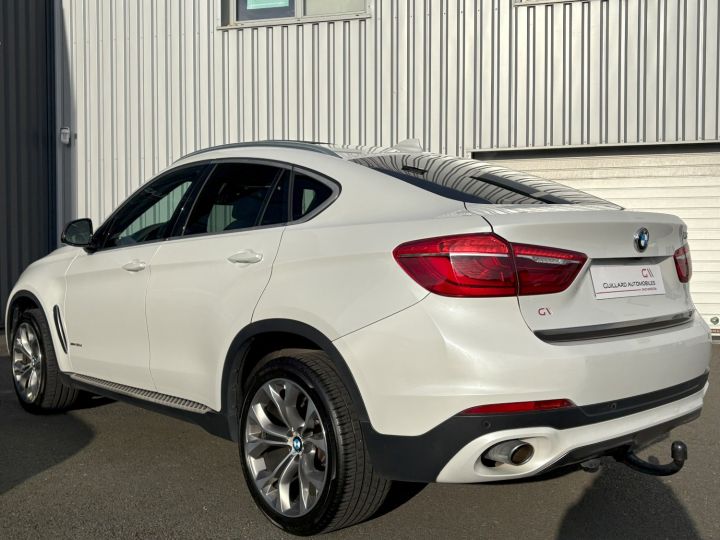 BMW X6 XDRIVE 30d EXCLUSIVE 258ch (F16) BVA8 Blanc - 10