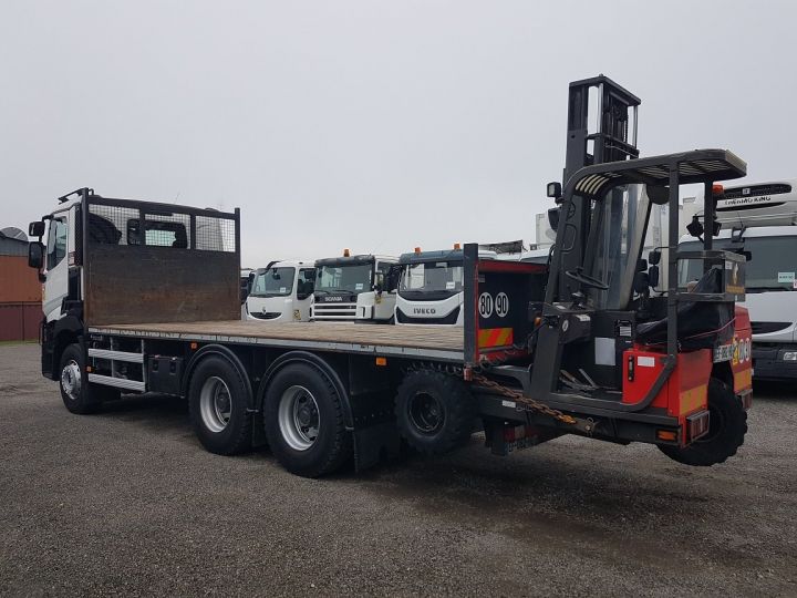 Camión Renault C Caja abierta 380 6x4 Plateau + chariot embarqué  BLANC - 4