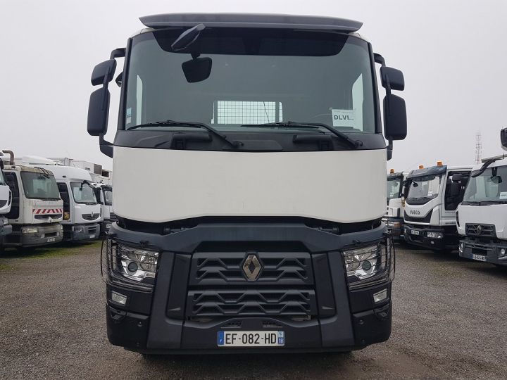 Camión Renault C Caja abierta 380 6x4 Plateau + chariot embarqué  BLANC - 16