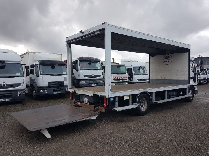 Camión Renault Midlum Caja cerrada + Plataforma elevadora 180dxi.14 BRASSEUR BLANC - 3