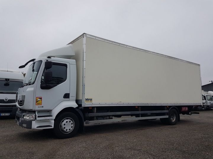 Camión Renault Midlum Caja cerrada + Plataforma elevadora 220dxi.16 - Problème boite de vitesse BLANC - 1