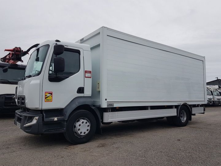 Camión Renault D Caja cerrada + Plataforma elevadora 14.210dti euro 6 BRASSEUR BLANC - 1