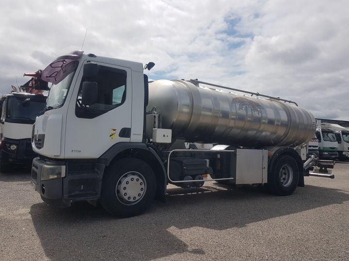 Camión Renault Premium Cisterna alimentaria 410dxi.19 - CITERNE INOX 12000 litres 2 cpts BLANC - GRIS - 1