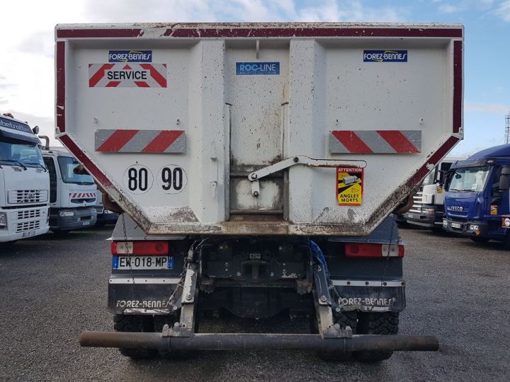 Camion porteur Renault K Benne arrière 440 8x4 DTI 13 - FOREZ ROC-LINE BLANC - 8