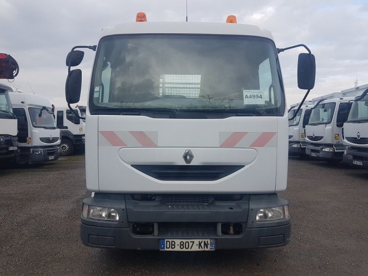 Camion porteur Renault Midlum Bibenne / Tribenne 180dci.12 BTP BLANC - 18