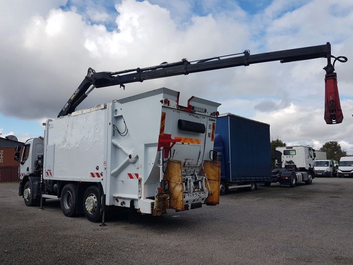 Camion porteur Renault Premium B.O.M 320dxi.26 6x2 MANUEL - EVOLUPAC + HIAB 166 BLANC - 7