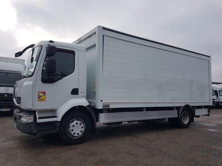 Camion porteur Renault Midlum Caisse fourgon + Hayon élévateur 180dxi.14 EEV BRASSEUR BLANC Occasion - 1