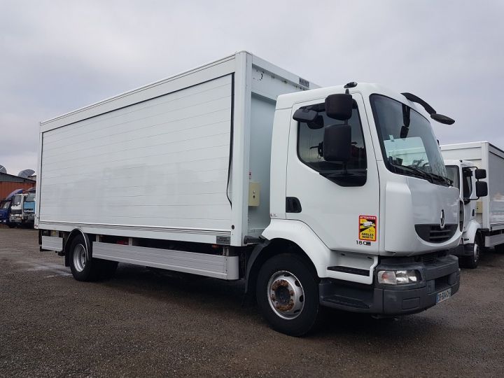 Camion porteur Renault Midlum Caisse fourgon + Hayon élévateur 180dxi.14 EEV BRASSEUR BLANC - 4