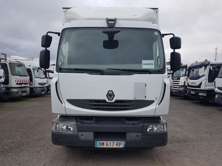 Camion porteur Renault Midlum Caisse fourgon + Hayon élévateur 220dxi.14 FOURGON 7m50 BLANC - 16