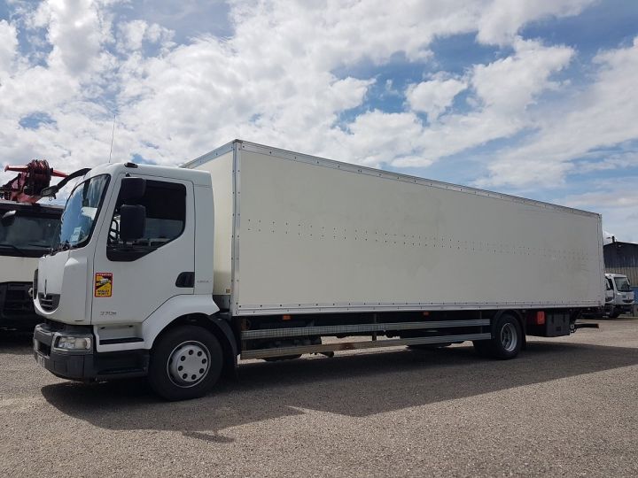 Camion porteur Renault Midlum Caisse fourgon + Hayon élévateur 270dxi.12 FOURGON 9m55 BLANC Occasion - 1