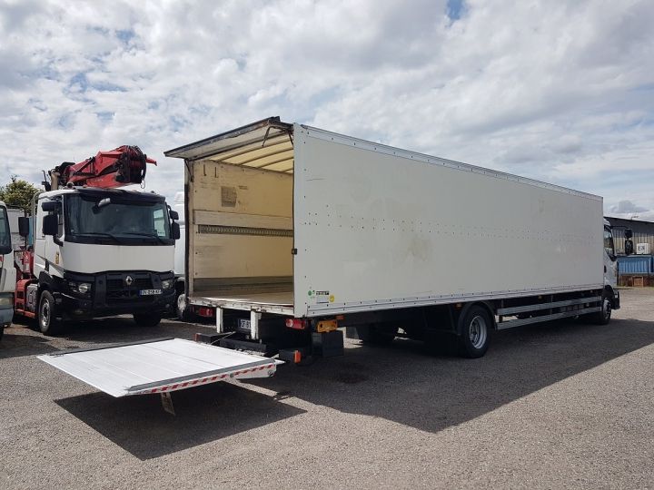 Camion porteur Renault Midlum Caisse fourgon + Hayon élévateur 270dxi.12 FOURGON 9m55 BLANC Occasion - 3