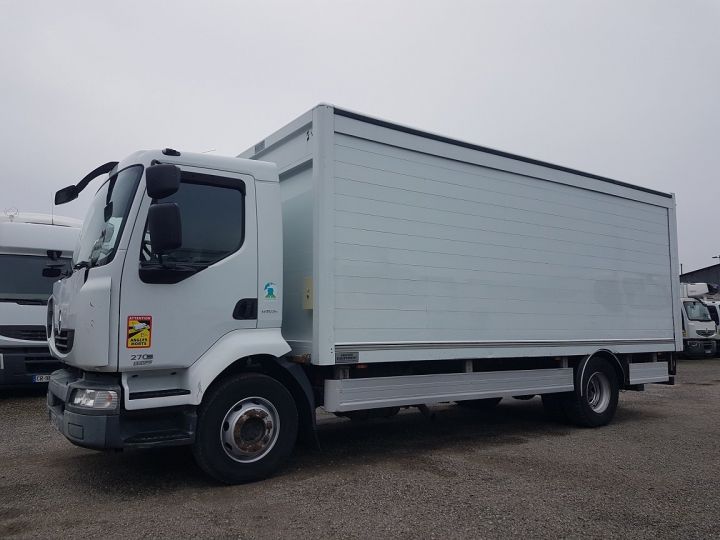 Camion porteur Renault Midlum Caisse fourgon + Hayon élévateur 270dxi.14 EEV BRASSEUR BLANC - 1