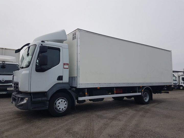 Camion porteur Renault D Caisse fourgon + Hayon élévateur 12.210dti euro 6  BLANC - 1