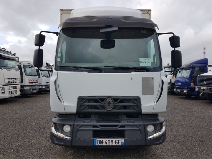 Camion porteur Renault D Caisse fourgon + Hayon élévateur 14.210dti euro 6 BLANC Occasion - 18