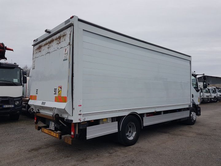 Camion porteur Renault D Caisse fourgon + Hayon élévateur 14.210dti euro 6 BRASSEUR BLANC - 2