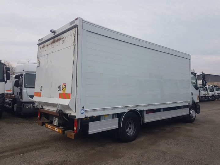 Camion porteur Renault D Caisse fourgon + Hayon élévateur 14.210dti euro 6 BRASSEUR BLANC - 2