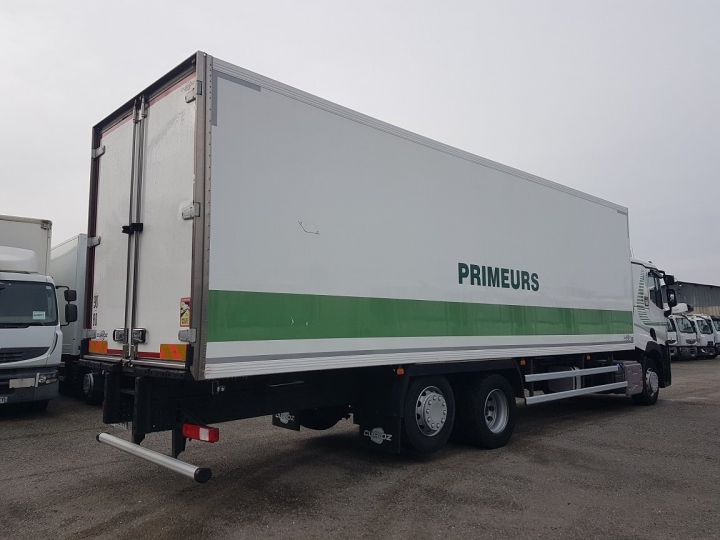 Camion porteur Renault T Caisse frigorifique 460 6x2 FRIGO PRIMEURS 59m3 BLANC - VERT - 2