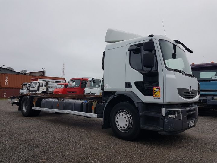 Camion porteur Renault Premium Chassis cabine 280dxi.19D Chassis 8m. BLANC Occasion - 4