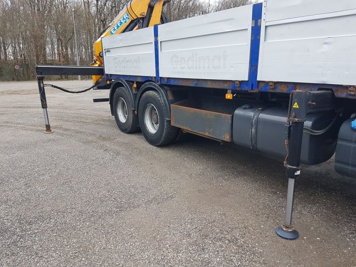 Camion porteur Renault C Plateau + grue 430 6x4 RETARDER - EFFER 220CL 4S BLANC - 8