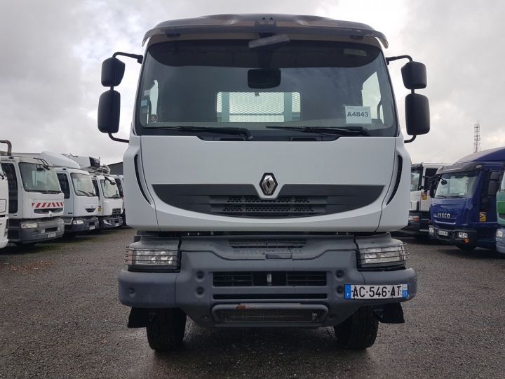 Camion porteur Renault Kerax Plateau + grue 450dxi.26 6x4 HIAB 166 DS-4 HIDUO BLANC Occasion - 17