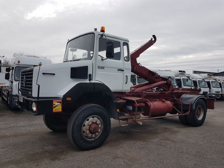 Camion porteur Renault C Polybenne 260.19 4x4 SINPAR - GUIMA articulé BLANC - 1