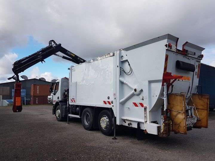 Camión Renault Premium Recolector compactador 320dxi.26 6x2 MANUEL - EVOLUPAC + HIAB 166 BLANC - 8