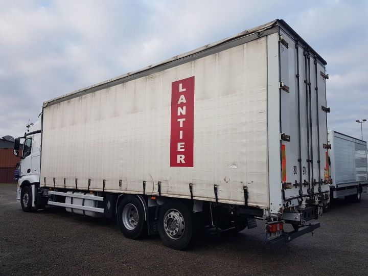 Camión Mercedes Actros Tauliner 2542 6x2 euro 5 - P.L.S.C. + support chariot  - 4