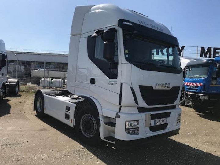 Camion tracteur Iveco Stralis Hi-Way AS440S48 TP E6 Blanc - 4