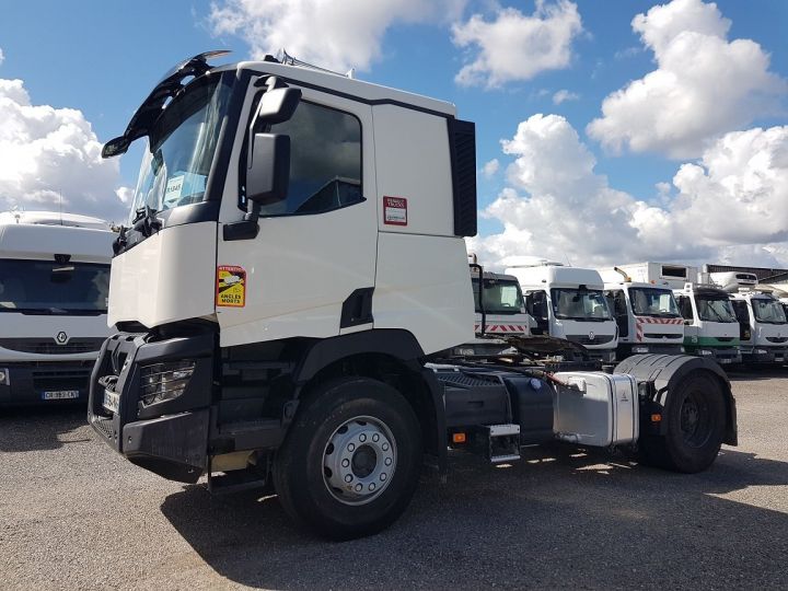 Camion tracteur Renault C 440 K HYDRAULIQUE BLANC - 1