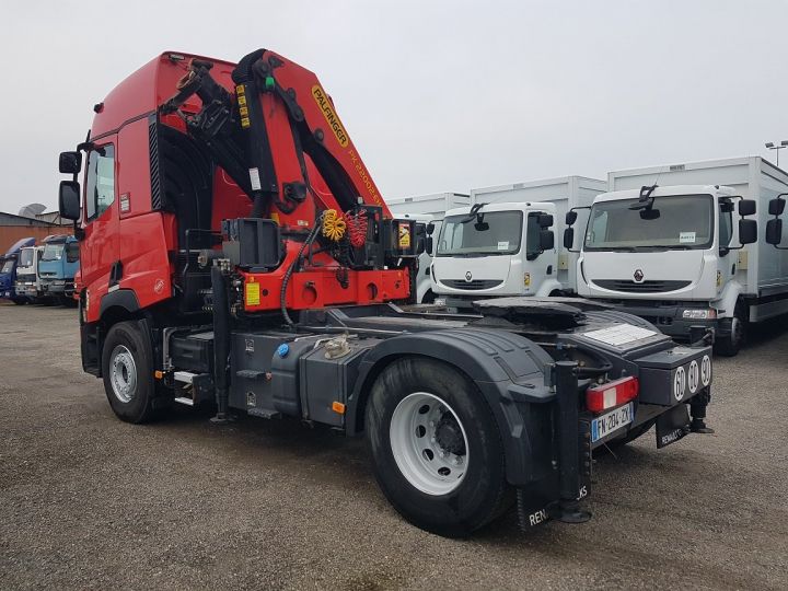 Camion tracteur Renault C 480 + GRUE PALFINGER PK 22002EH ROUGE - 6