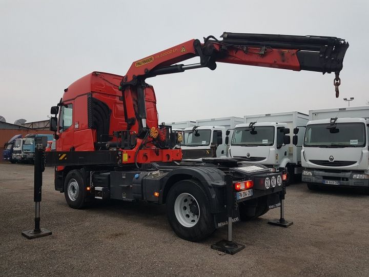 Camion tracteur Renault C 480 + GRUE PALFINGER PK 22002EH ROUGE - 7