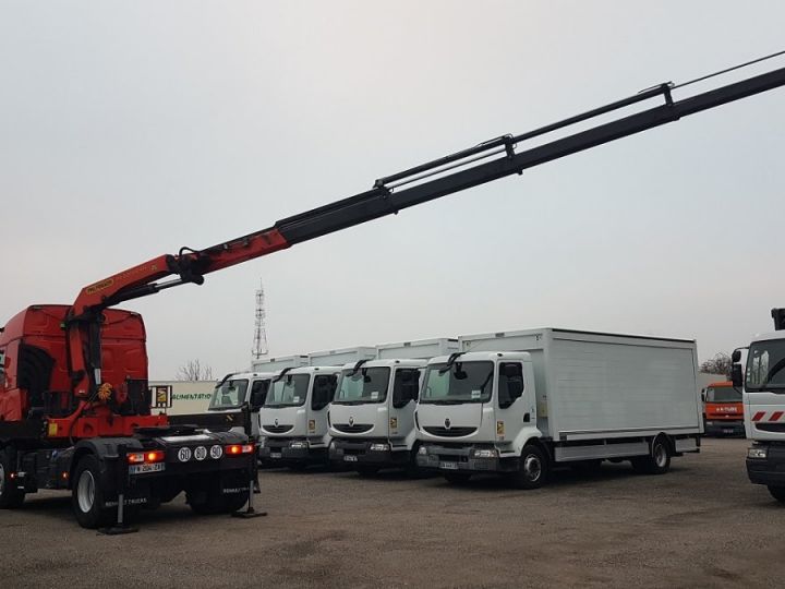 Camion tracteur Renault C 480 + GRUE PALFINGER PK 22002EH ROUGE - 8