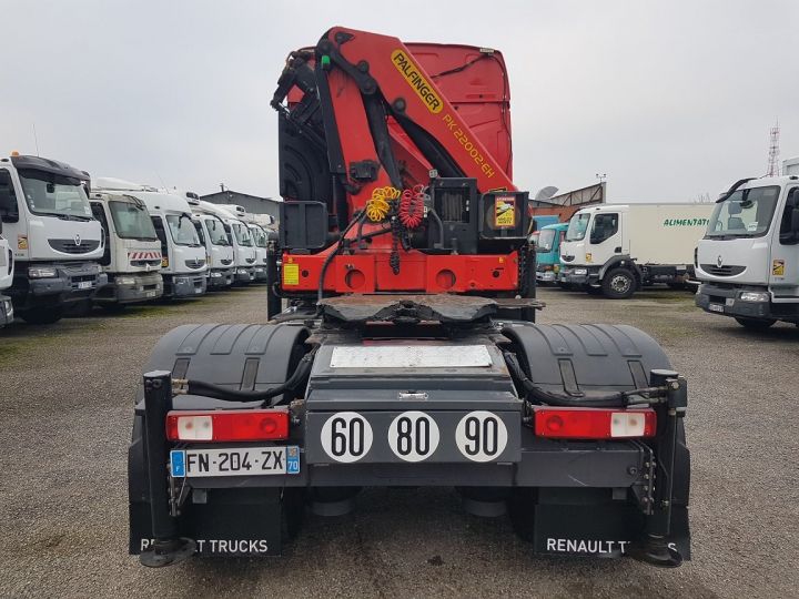 Camion tracteur Renault C 480 + GRUE PALFINGER PK 22002EH ROUGE - 9