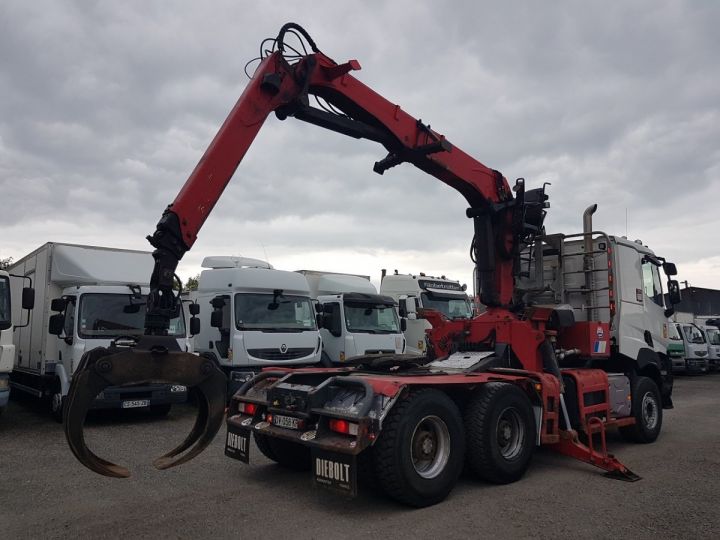 Camion tracteur Renault K 520 6x4 GRUMIER - EPSILON S300L98 BLANC - ROUGE Occasion - 3