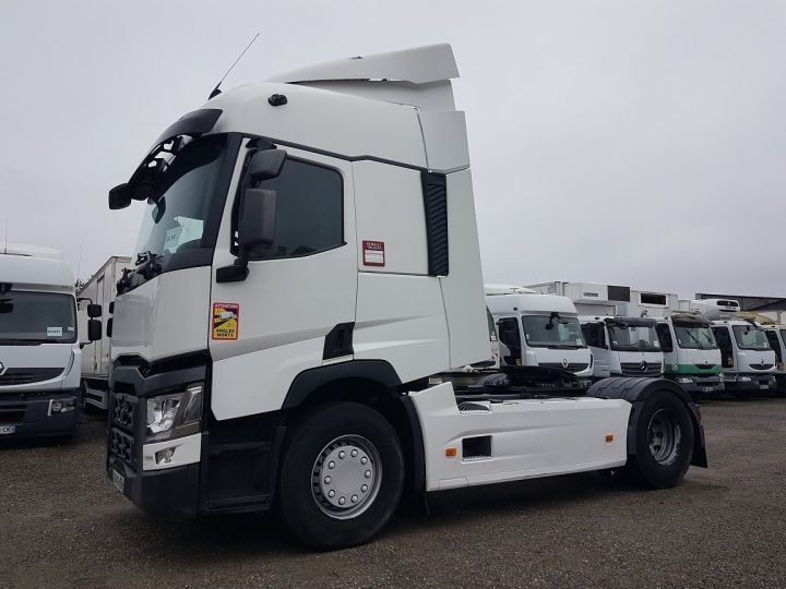 Camion tracteur Renault T 480 RETARDER / PTO / SPOILERS BLANC - 1