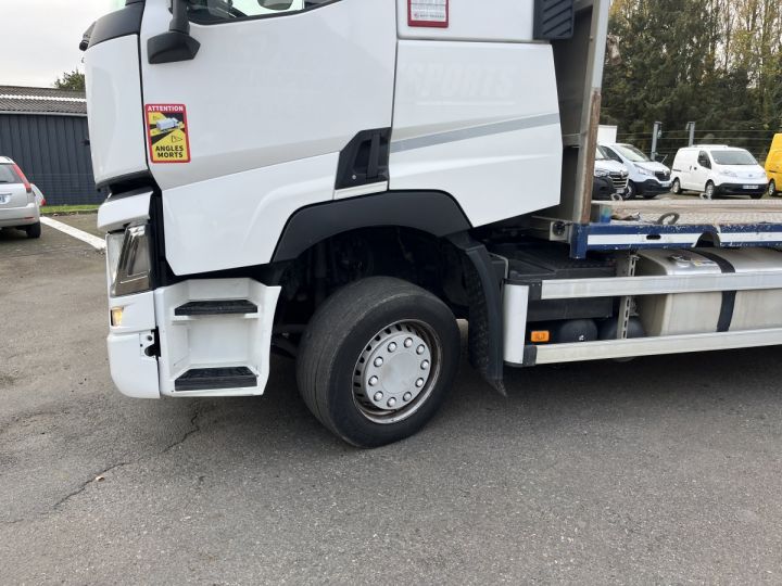 Camion tracteur Renault T TRUCKS T530 PLATEAU PORTE VOITURES REMORQUE RHINO TRANSPORT EXCEPTIONNEL BLANC - 2