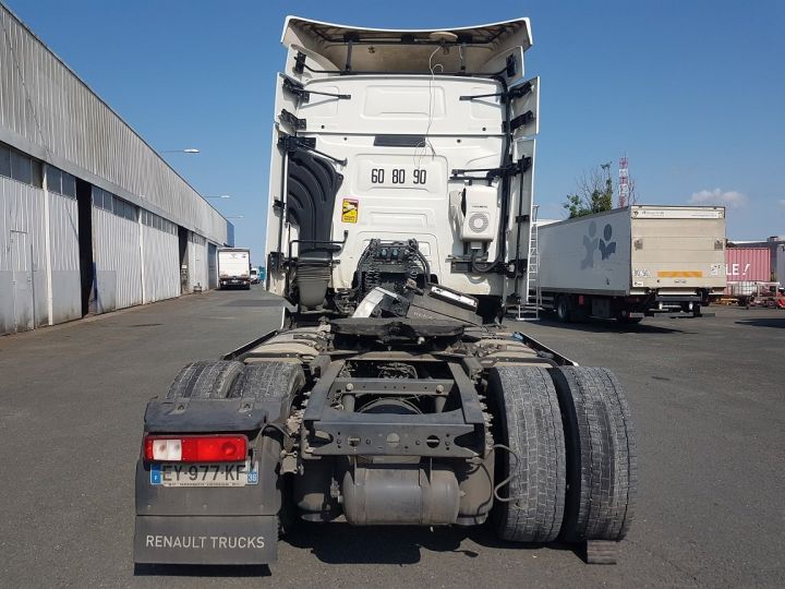 Camión tractor Renault T 480 ACCIDENTE - Mécanique OK BLANC - 7