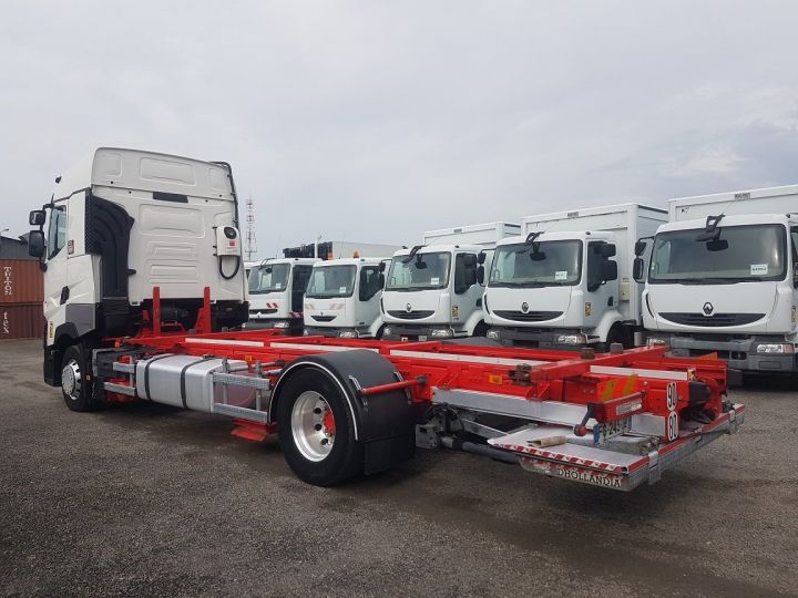 Camión Renault T Transporte de contenedores HIGH 480 B.D.F. - RETARDER BLANC - ROUGE - 5