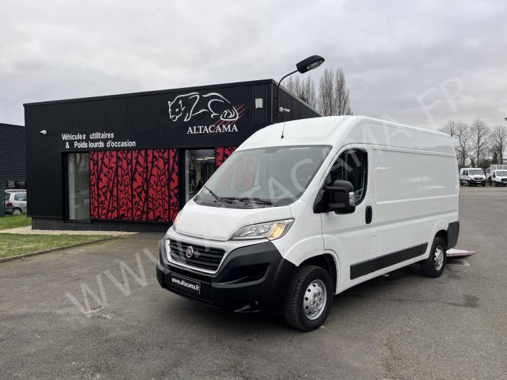 Chassis + body Fiat Ducato Box body + Lifting Tailboard MULTIJET 2.0 115cv DEMI-HAYON ELEVATEUR 7 PLACES PORTE LATERALE BLANC - 1