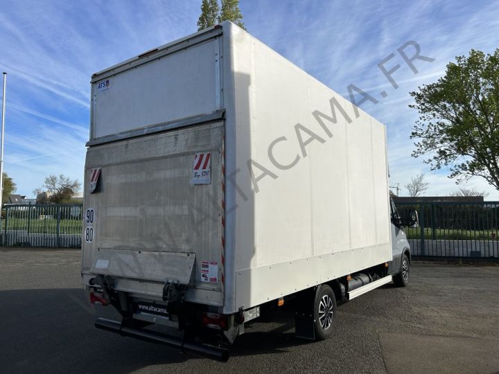 Chassis + body Iveco Daily Box body + Lifting Tailboard GAZ 35S14 BOITE AUTOMATIQUE FOURGON FIBRE 27m3 HAYON ELEVATEUR SORENSEN 750kgs BLEU - 9