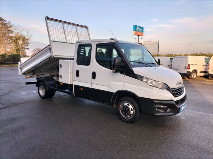 Chassis + body Iveco Daily Double Cab Back Dump/Tipper body 35C16 D EMP 4100 LEAF BENNE DOUBLE CABINE 6 PLACES BLANC - 2