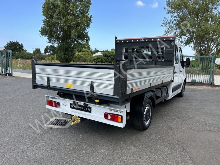 Chassis + body Renault Double Cab Back Dump/Tipper body 130CV DOUBLE CABINE 7 PLACES BENNE CROCHET BLANC - 8